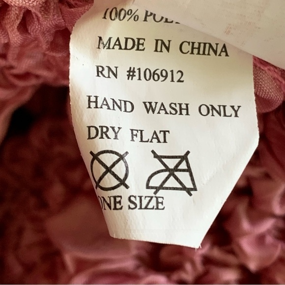 Vintage Pink Scrunchie Popcorn Y2K Semi Sheer Stretchy Women’s Crop Top - Picture 4 of 4